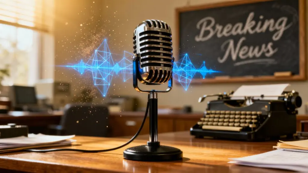 Quand l’intelligence artificielle prend le micro : Des voix synthétiques lisent les nouvelles à la radio au Québec