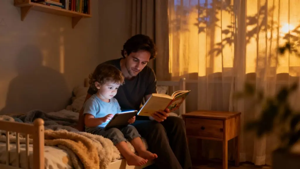Écrans et sommeil des tout-petits : quand une étude remet en cause nos peurs sur la lumière bleue