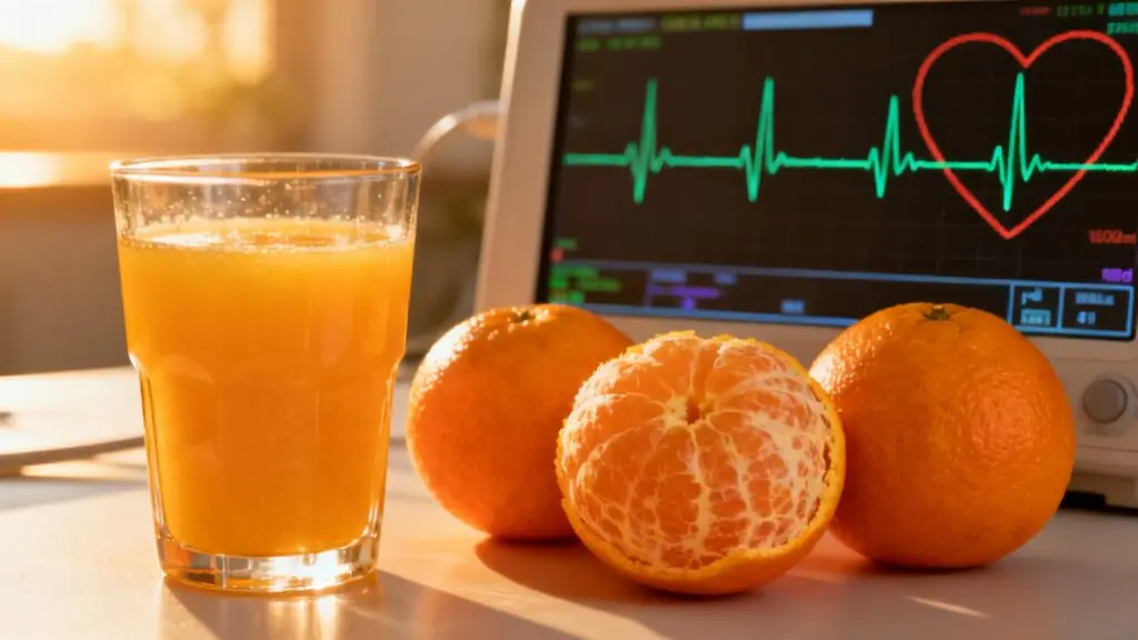 Le jus d’orange quotidien : un allié insoupçonné pour votre santé cardiaque
