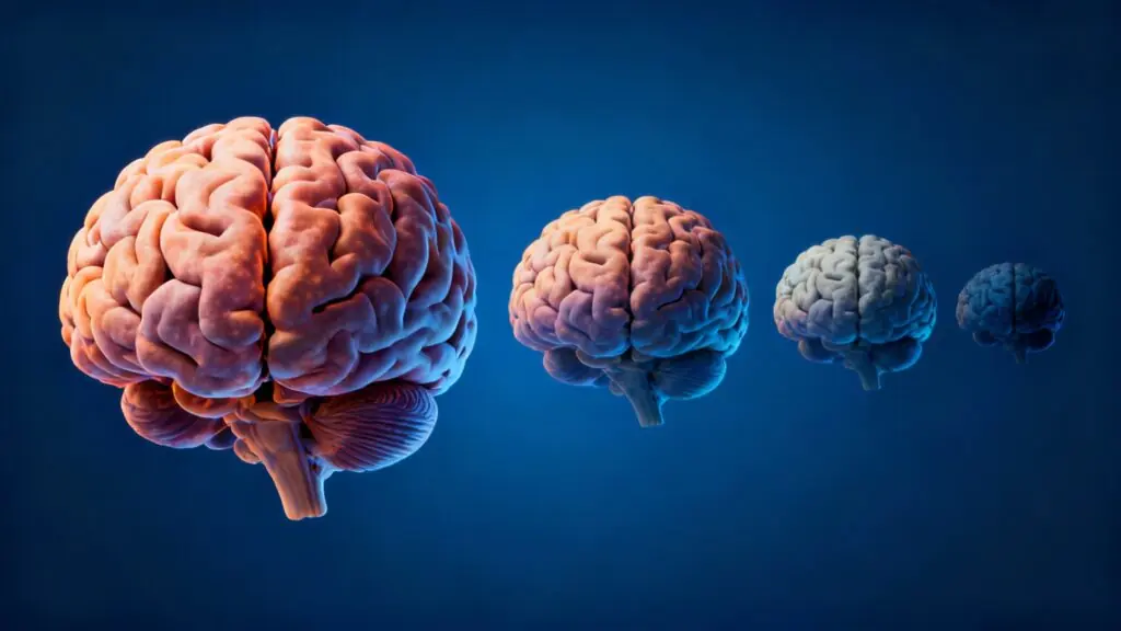 5 grandes phases ponctuent l’évolution du cerveau humain, bien loin d’une progression linéaire