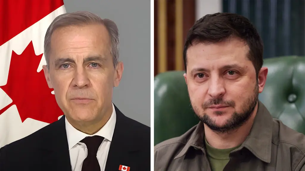Mark Carney reçoit Volodymyr Zelensky à Halifax en pleine tournée diplomatique