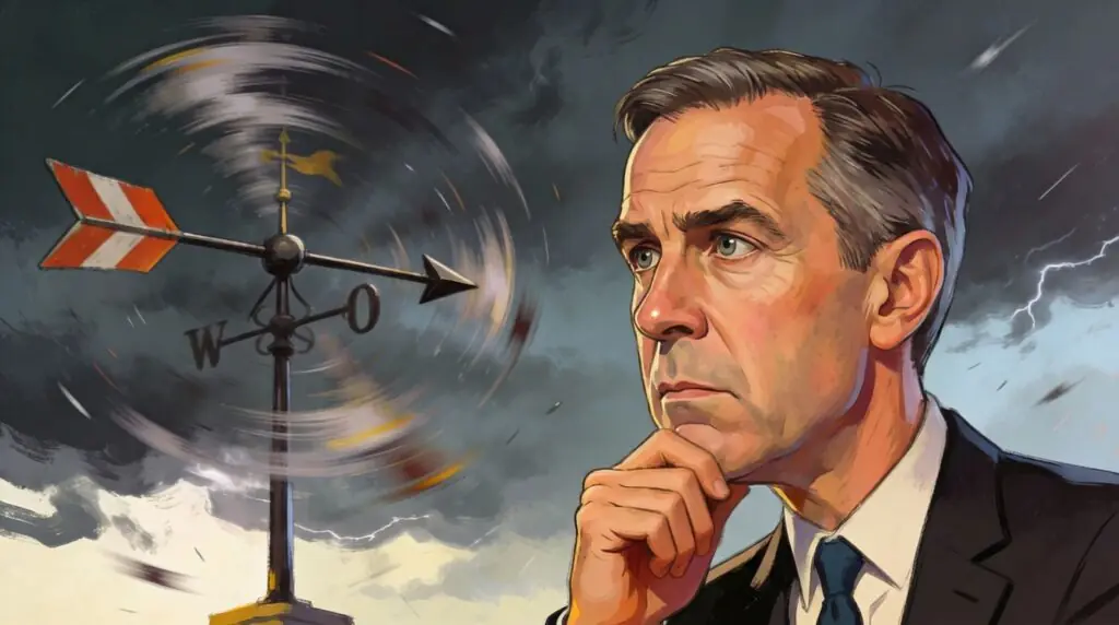 Mark Carney, après une année 2025 en or, trois nuages à l’horizon pour 2026
