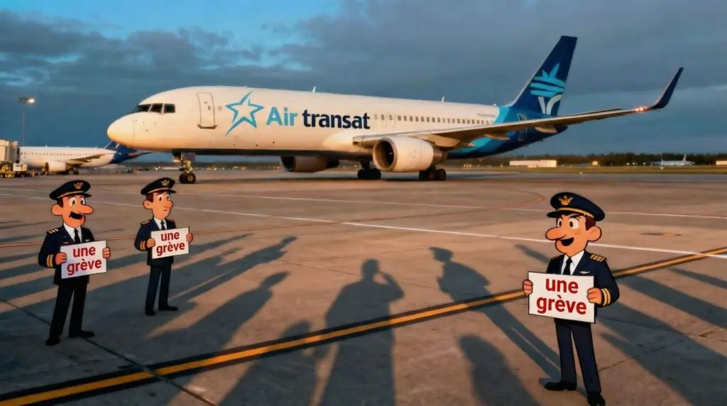 Tensions à Air Transat : une grève des pilotes menace le temps des Fêtes