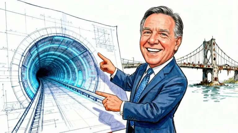 Le pont de Québec attend son tablier, la CAQ accélère sur le troisième lien