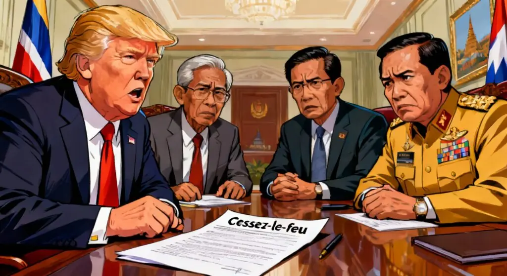 Tensions à la frontière thaïlando-cambodgienne : combats et efforts de médiation
