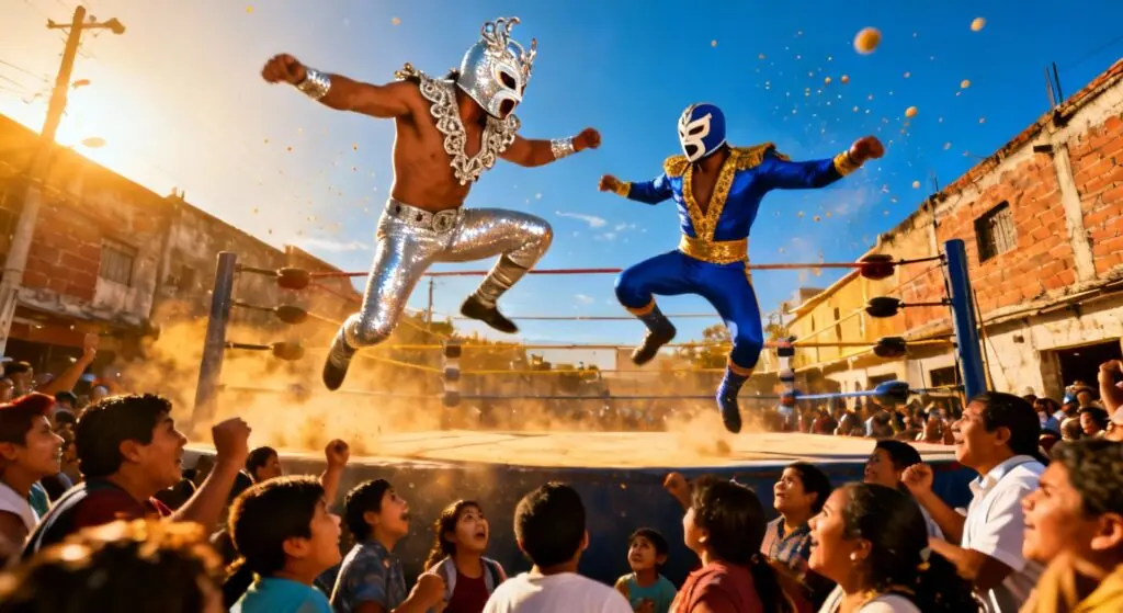 Le monde coloré de la lutte de rue mexicaine