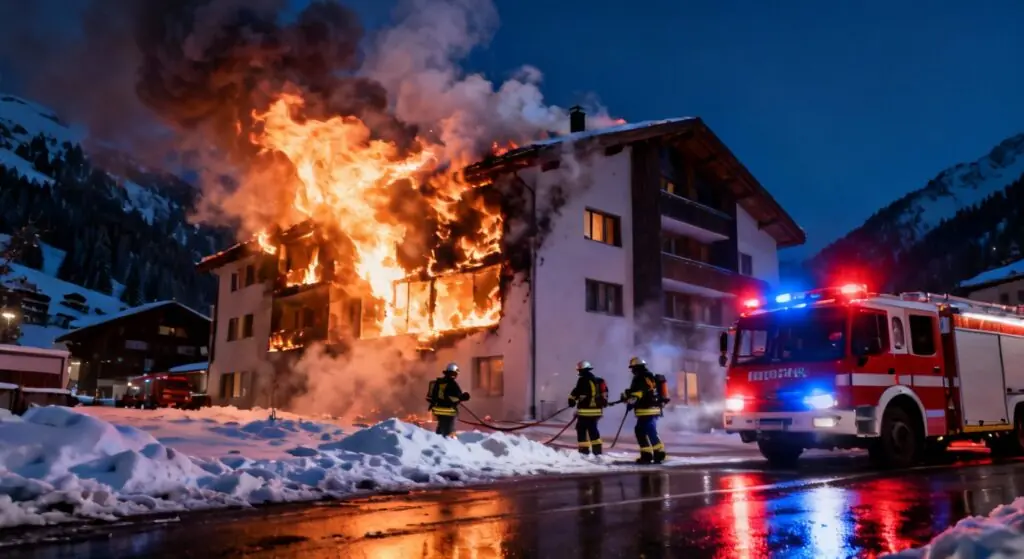 Explosion mortelle dans un bar de Crans-Montana en Suisse pendant les fêtes