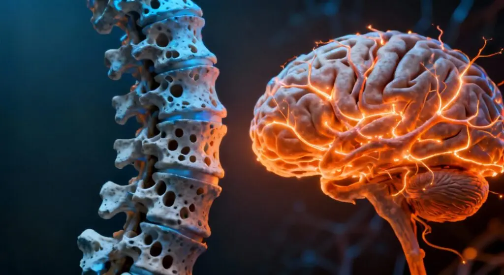 Schizophrénie et ostéoporose partagent près de 200 gènes : un lien insoupçonné entre cerveau et os se révèle