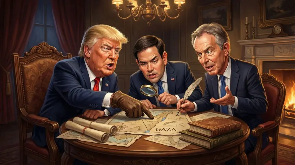 Trump, Carney et la « Dream Team » pour Gaza : un casting hollywoodien pour une reconstruction impossible ?
