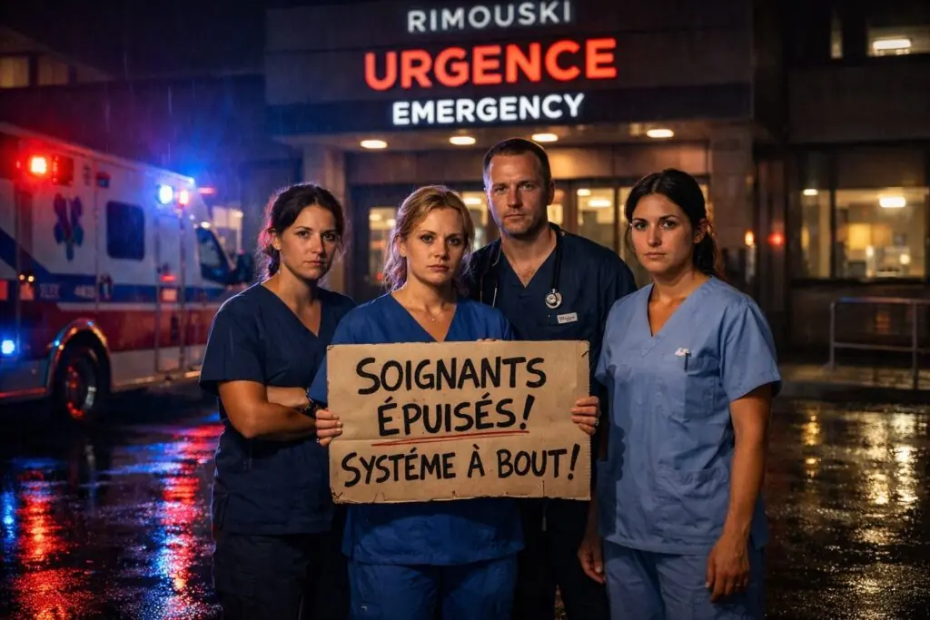 Tensions extrêmes à l’urgence de Rimouski : les infirmières disent « c’est assez »