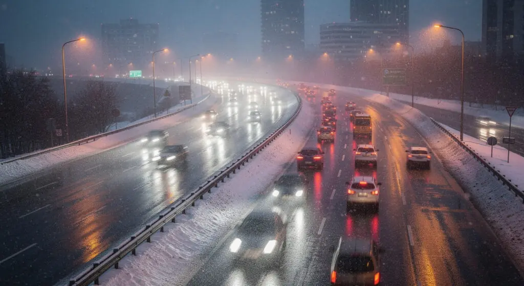 Neige sur les routes : retour sur une soirée chaotique pour les automobilistes