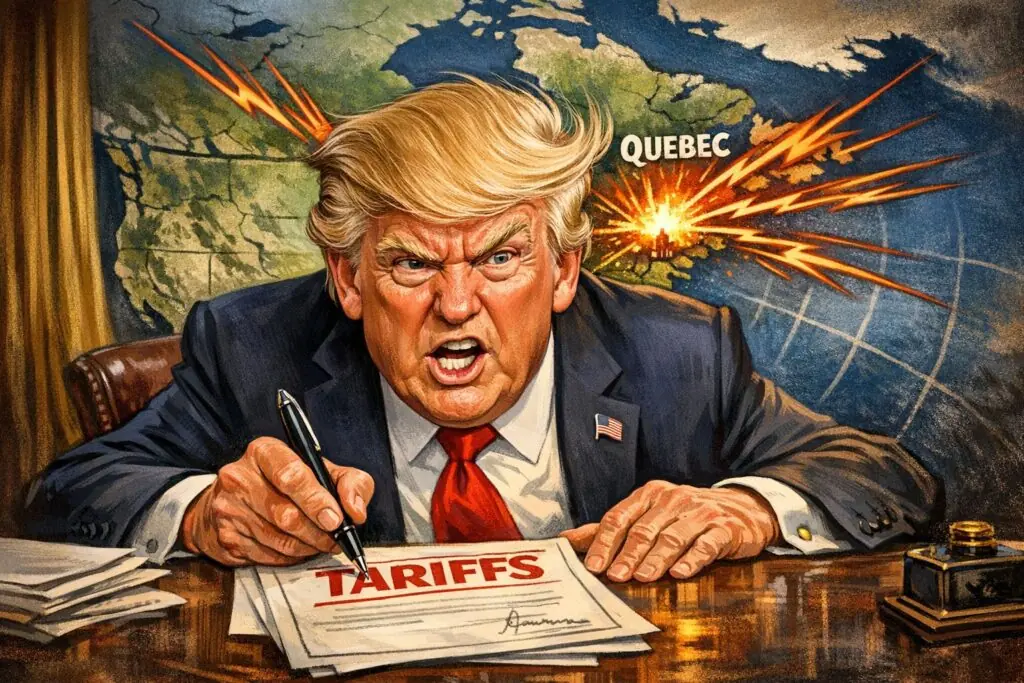Tarifs Trump à 15 % : L’onde de choc qui fait trembler le Québec inc.