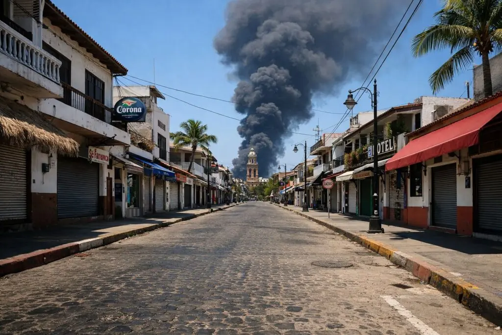 Puerto Vallarta : le paradis touristique se transforme subitement en « ville fantôme »