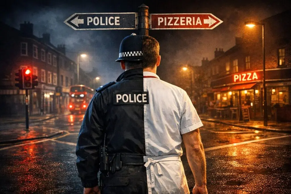 Congé maladie ou business de pizza? Le dilemme qui a coûté sa carrière à un sergent londonien