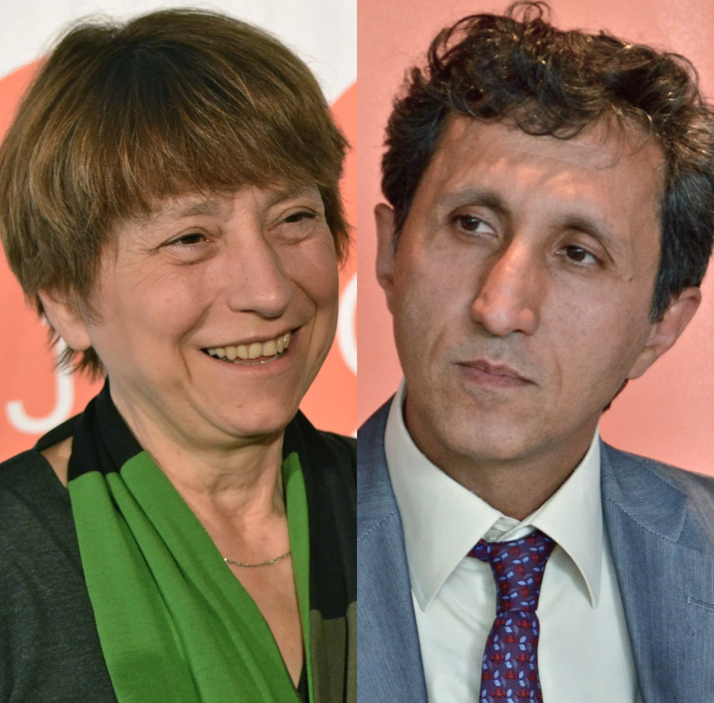 Françoise David et Amir Khadir, fondateurs de Québec solidaire, lors des premières années du parti o