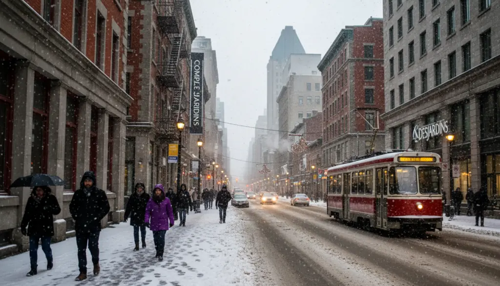 Météo au Québec : Un cocktail de neige et de froid polaire pour entamer le week-end